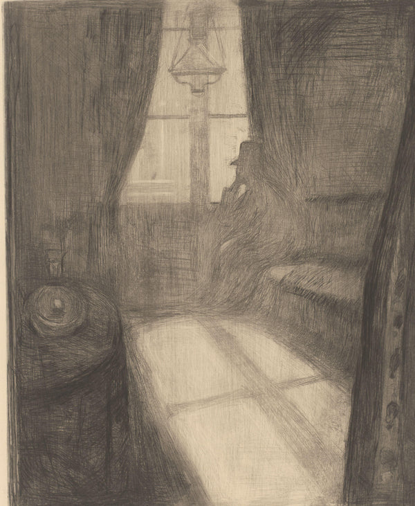 Edvard Munch — Moonlight. Night in Saint-Cloud | Expressionist Fine Art Print