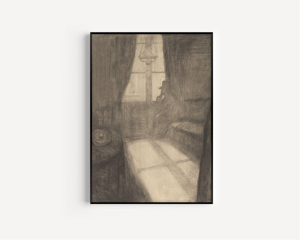 Edvard Munch — Moonlight. Night in Saint-Cloud | Expressionist Fine Art Print
