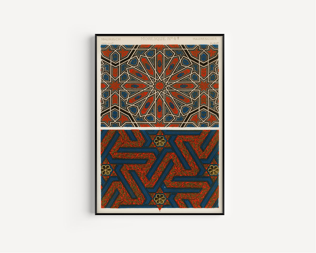 Owen Jones — Moresque No. 4 | Grammar of Ornament Design Print