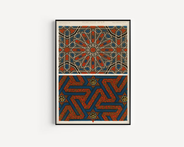 Owen Jones — Moresque No. 4 | Grammar of Ornament Design Print