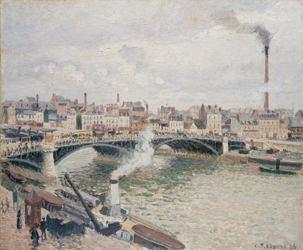 Camille Pissarro — Morning, An Overcast Day, Rouen | Fine Art Print