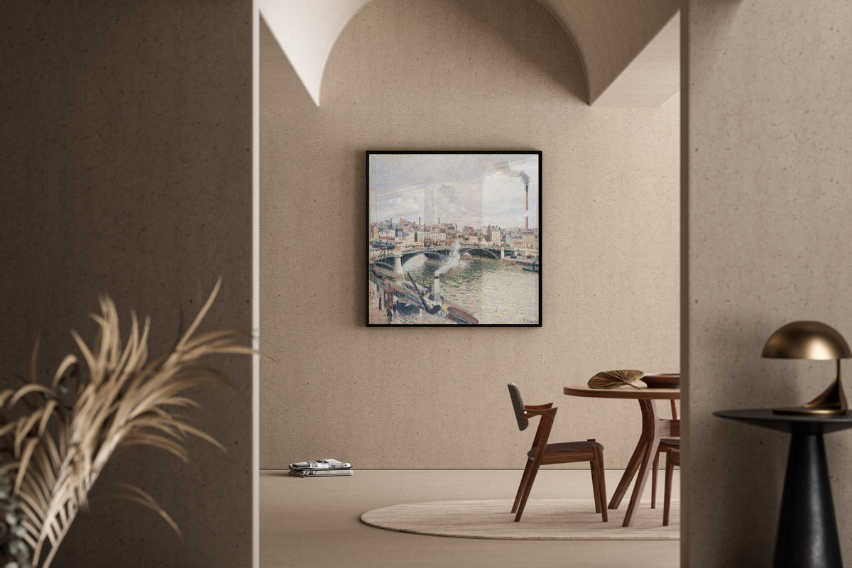 Camille Pissarro — Morning, An Overcast Day, Rouen | Fine Art Print