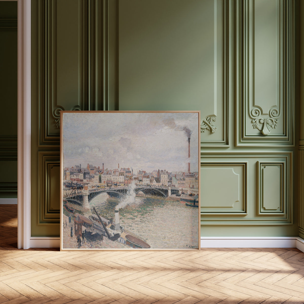 Camille Pissarro — Morning, An Overcast Day, Rouen | Fine Art Print