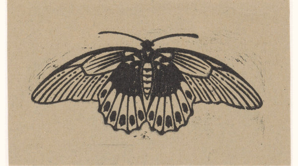 Julie de Graag — Moth | Woodcut Print