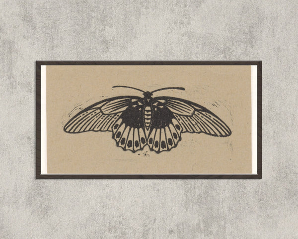 Julie de Graag — Moth | Woodcut Print