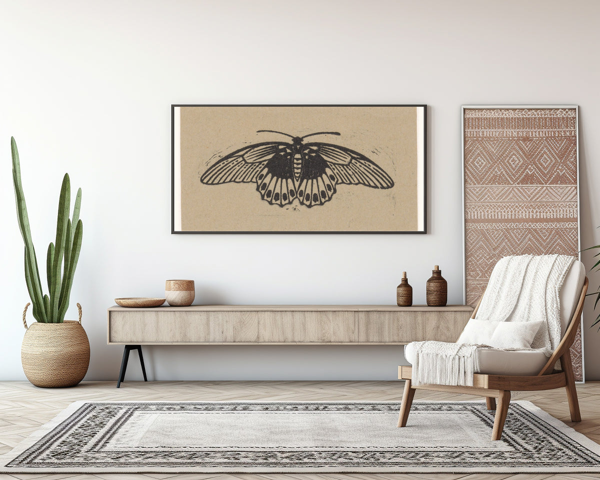 Julie de Graag — Moth | Woodcut Print