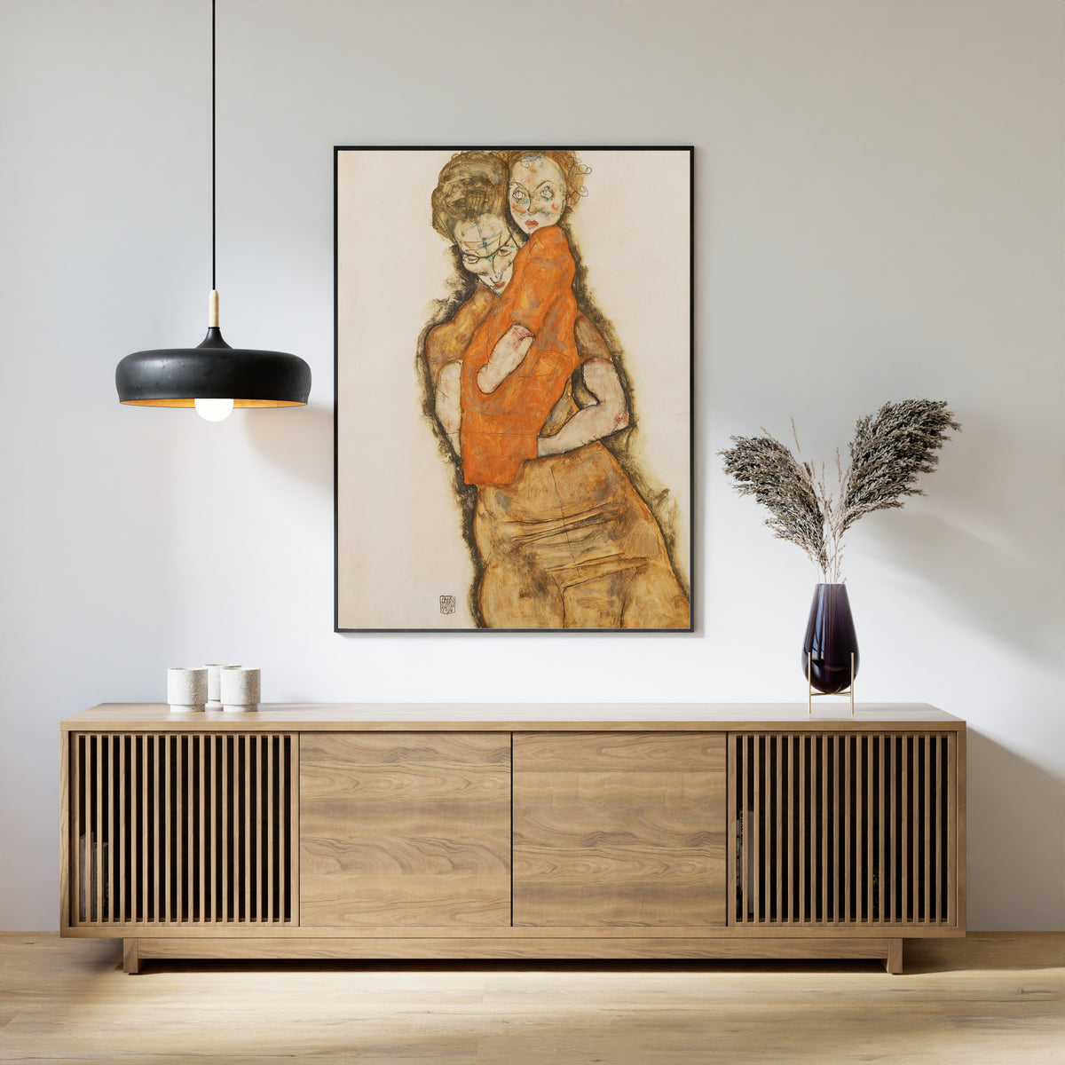 Egon Schiele — Mother and Child | Fine Art Print