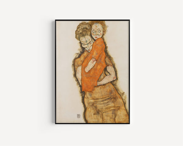 Egon Schiele — Mother and Child | Fine Art Print