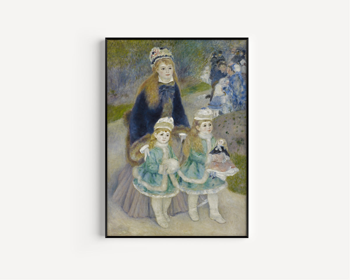 Pierre-Auguste Renoir — Mother and Children (La Promenade) | Fine Art Print