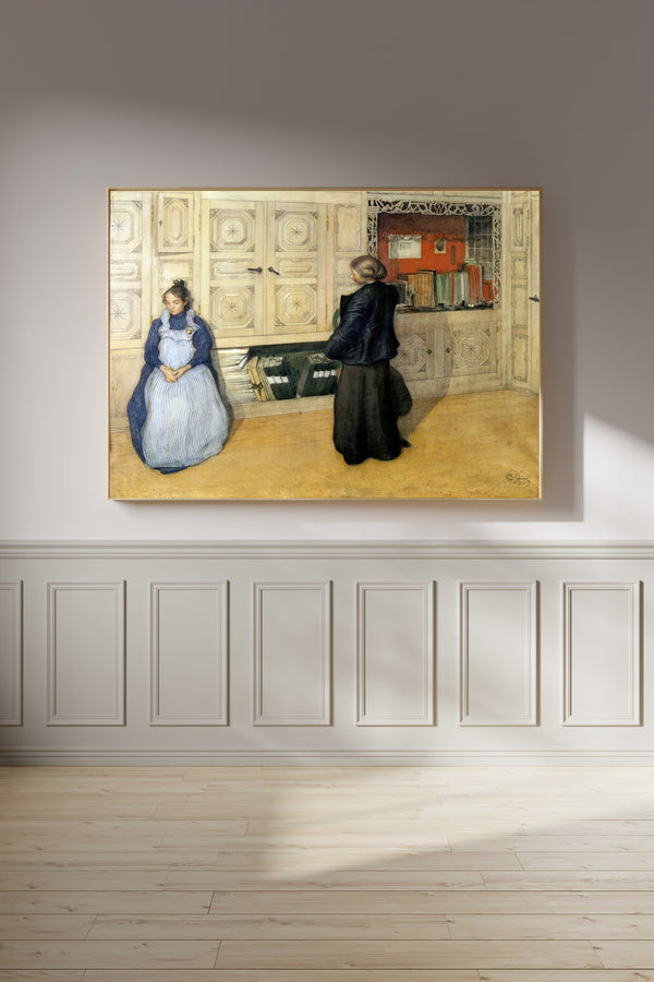 Carl Larsson — Mother and Daughter | Swedish Watercolour Print