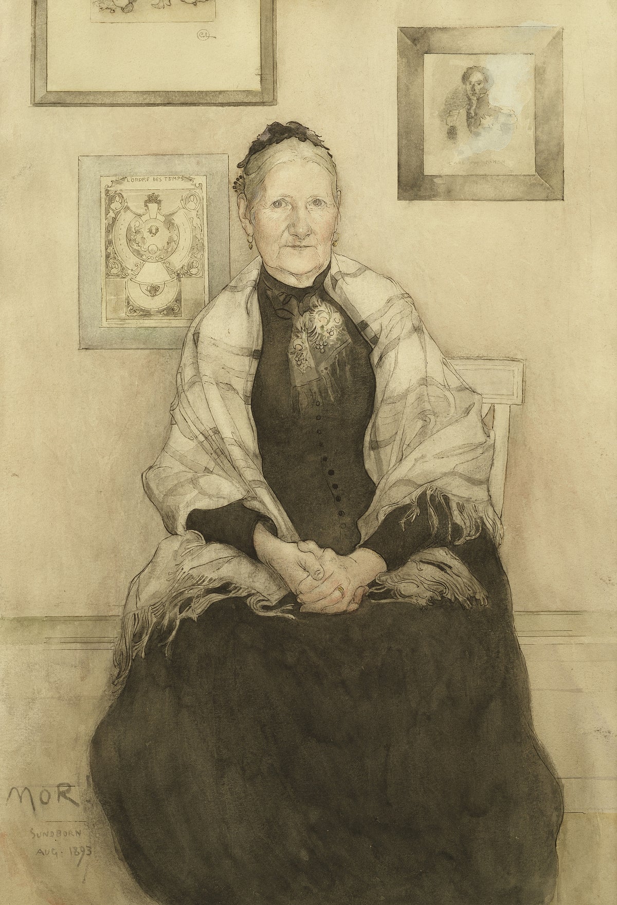 Carl Larsson — Mother | Swedish Watercolour Print