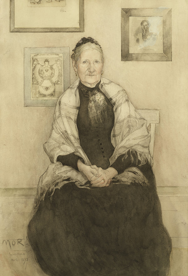 Carl Larsson — Mother | Swedish Watercolour Print
