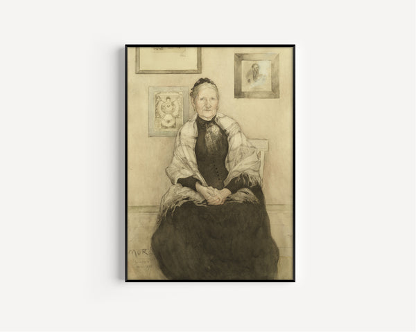Carl Larsson — Mother | Swedish Watercolour Print