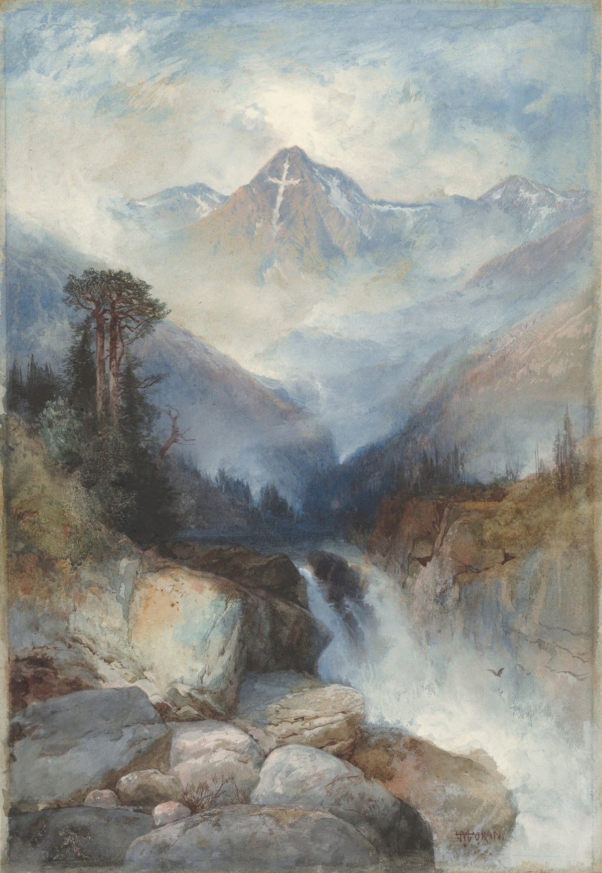 Thomas Moran — Mountain of the Holy Cross | Landscape Fine Art Print