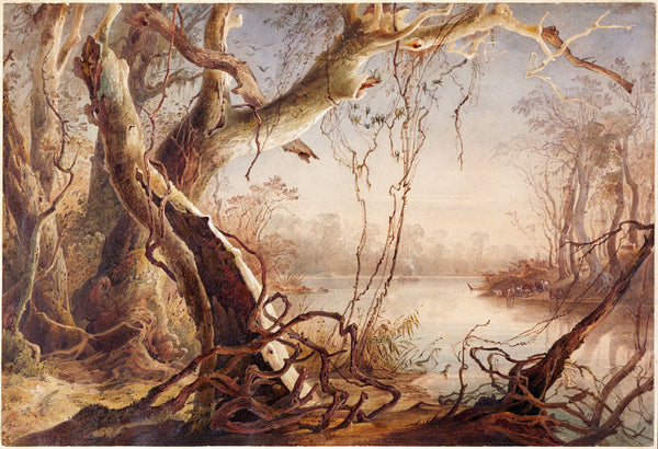Karl Bodmer — Mouth of the Fox River, Indiana | Landscape Fine Art Print