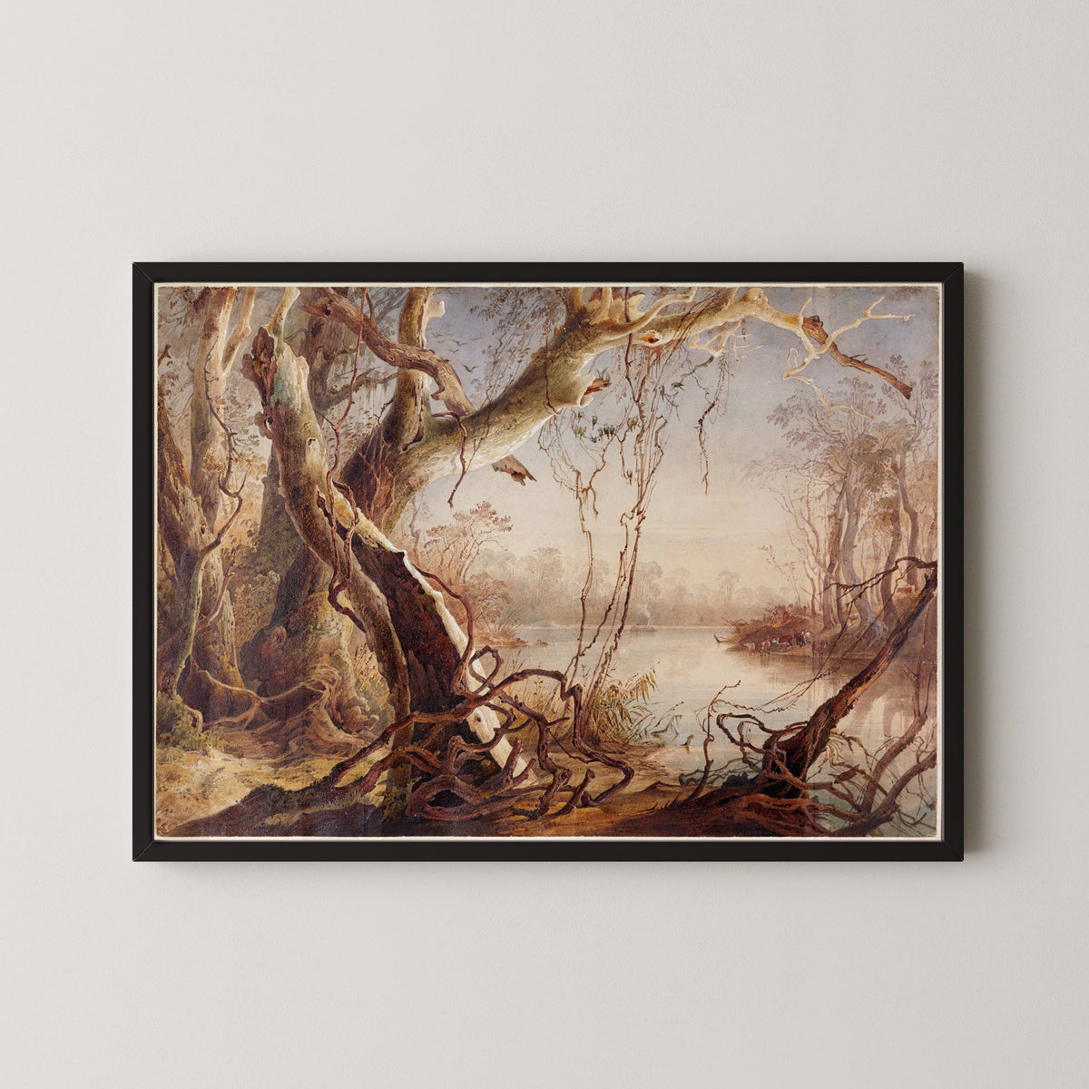 Karl Bodmer — Mouth of the Fox River, Indiana | Landscape Fine Art Print