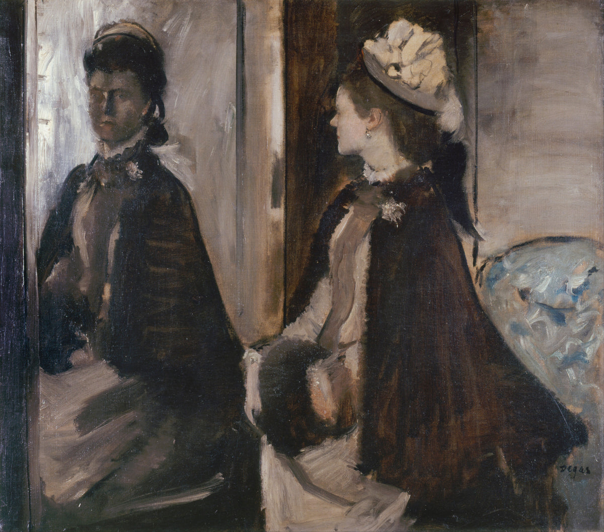 Edgar Degas — Mrs Jeantaud in the Mirror | Fine Art Print
