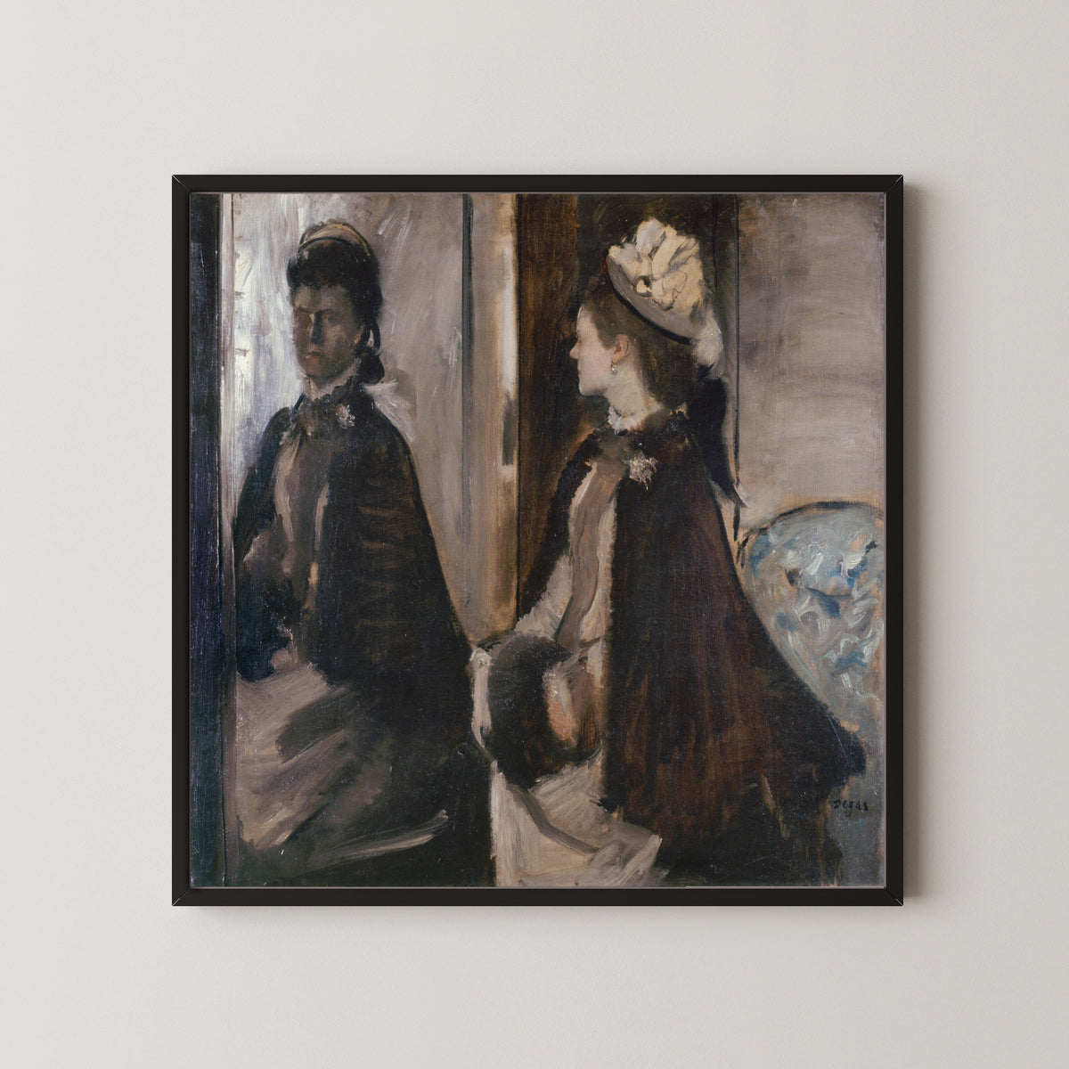 Edgar Degas — Mrs Jeantaud in the Mirror | Fine Art Print