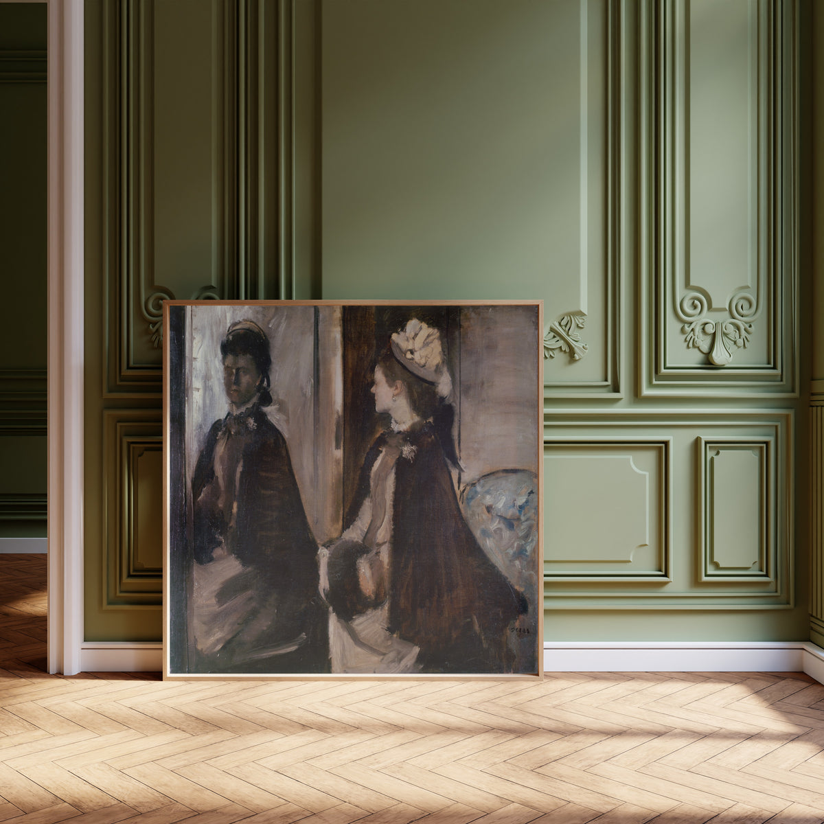 Edgar Degas — Mrs Jeantaud in the Mirror | Fine Art Print