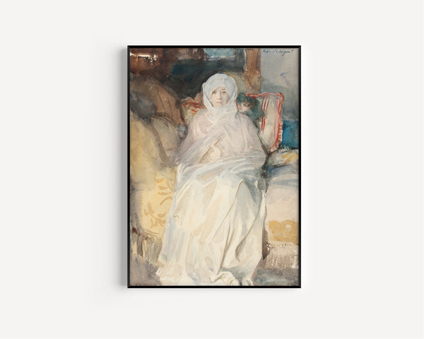 John Singer Sargent — Mrs. Gardner in White | Fine Art Print