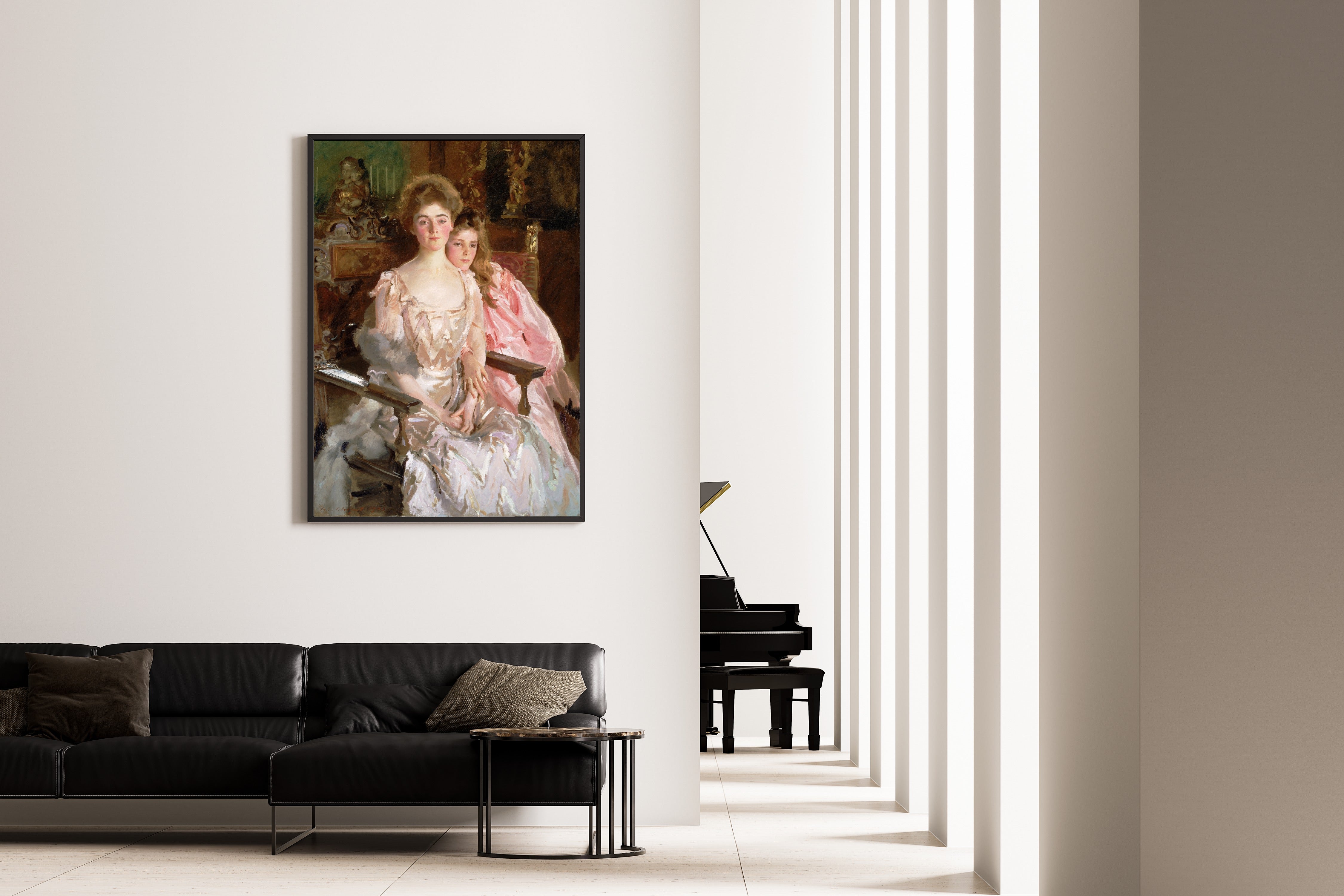 John Singer Sargent — Mrs. Fiske Warren (Gretchen Osgood) and Her Daughter Rachel | Fine Art Print