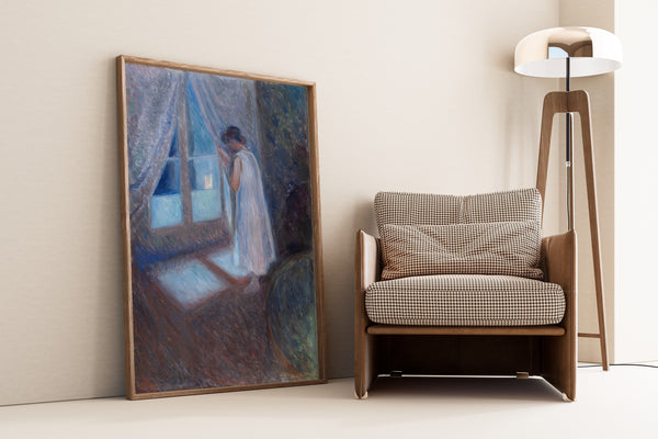 Edvard Munch — The Girl by the Window | Symbolist Art Print