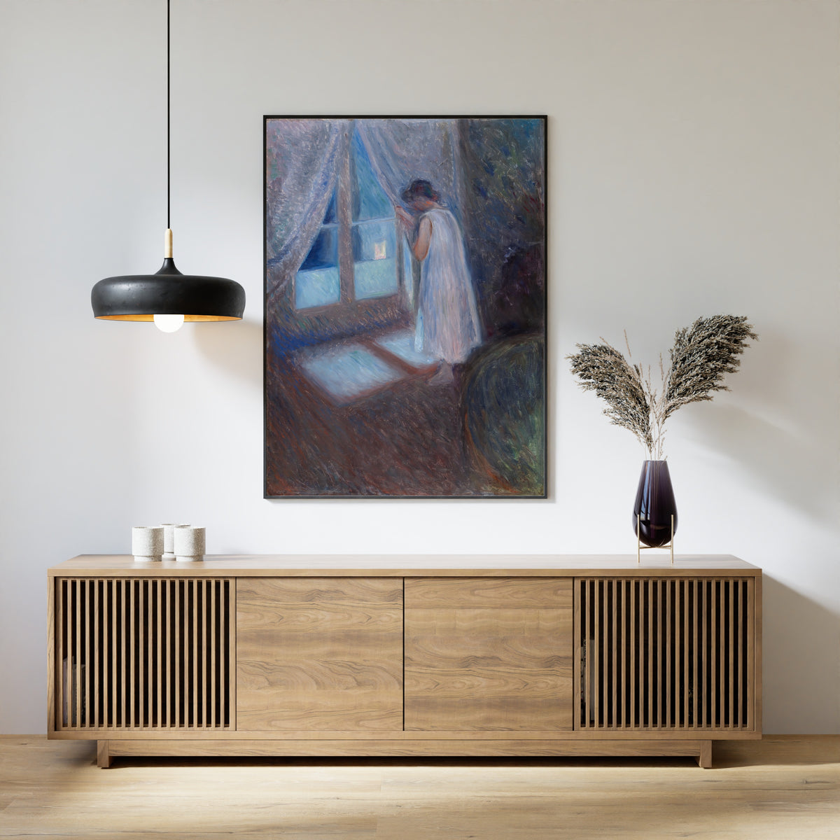 Edvard Munch — The Girl by the Window | Symbolist Art Print