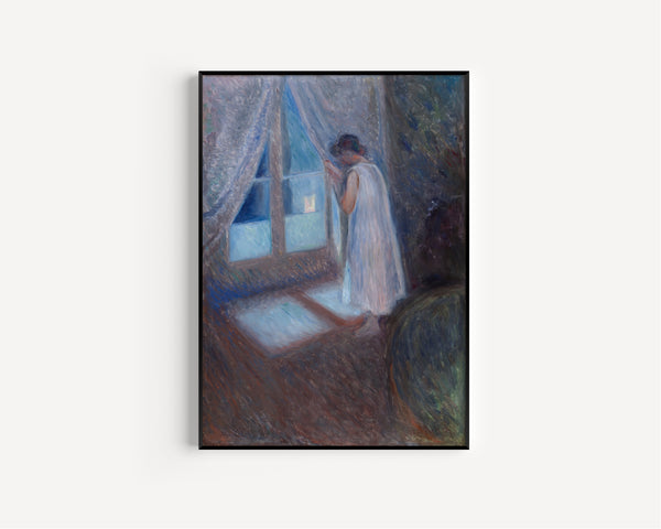 Edvard Munch — The Girl by the Window | Symbolist Art Print