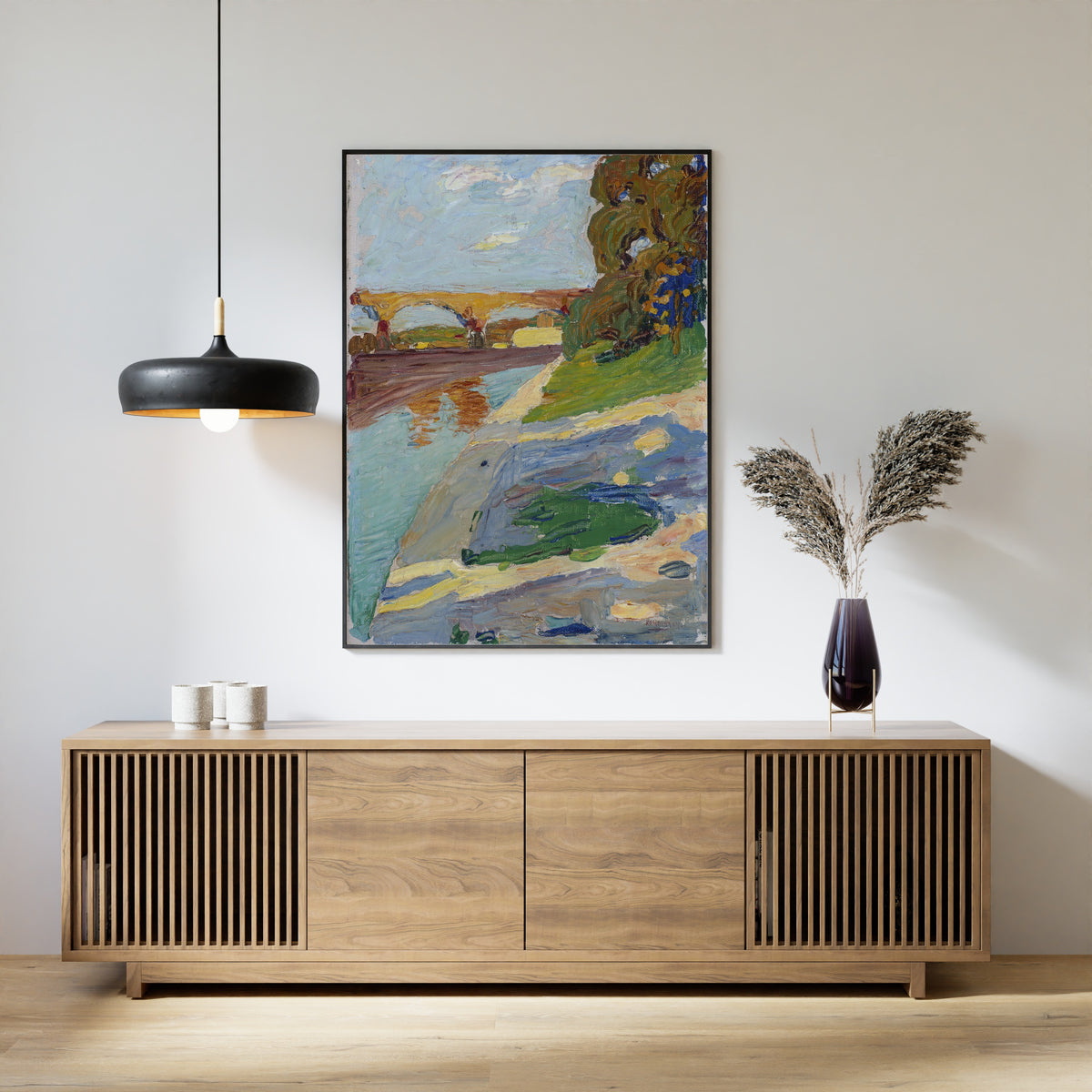 Wassily Kandinsky — Munich - The Isar | Expressionist Fine Art Print