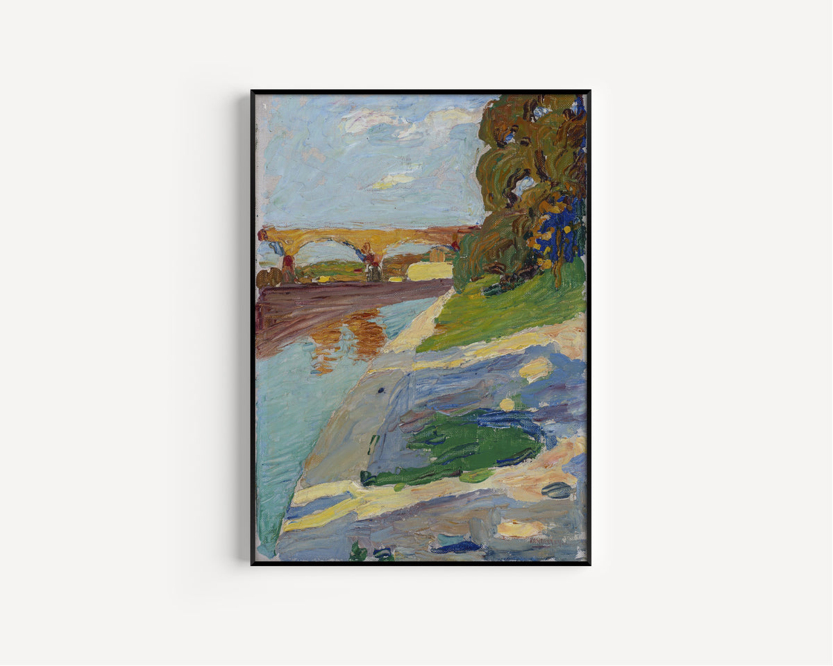 Wassily Kandinsky — Munich - The Isar | Expressionist Fine Art Print