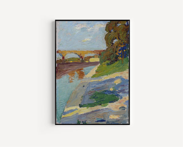 Wassily Kandinsky — Munich - The Isar | Expressionist Fine Art Print