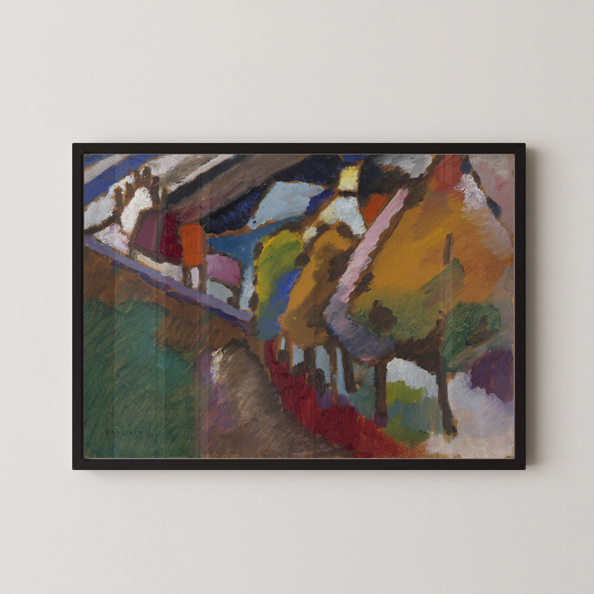 Wassily Kandinsky — Murnau - Castle and Church | Expressionist Fine Art Print