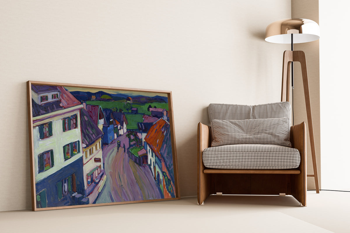 Wassily Kandinsky — Murnau - View from the Window of the Griesbraeu | Expressionist Fine Art Print