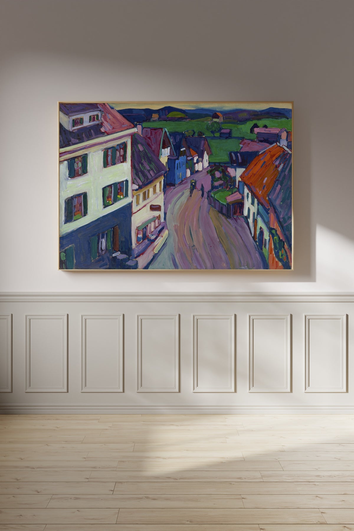 Wassily Kandinsky — Murnau - View from the Window of the Griesbraeu | Expressionist Fine Art Print