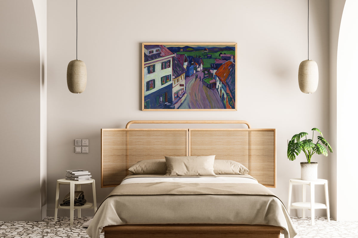 Wassily Kandinsky — Murnau - View from the Window of the Griesbraeu | Expressionist Fine Art Print