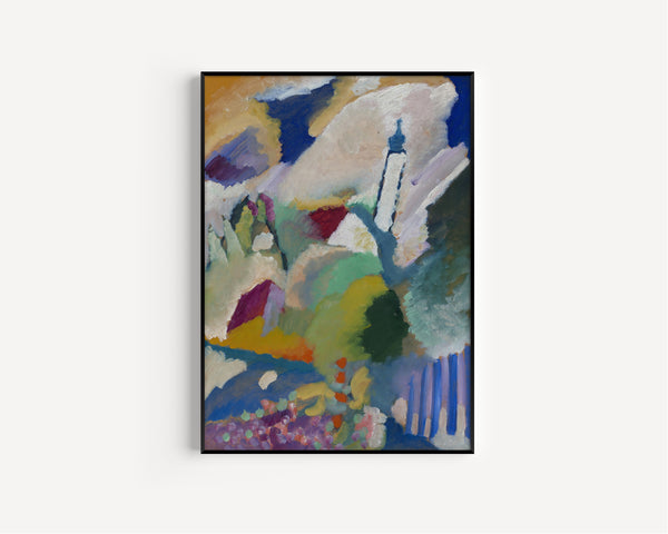 Wassily Kandinsky — Murnau with Church I | Expressionist Fine Art Print