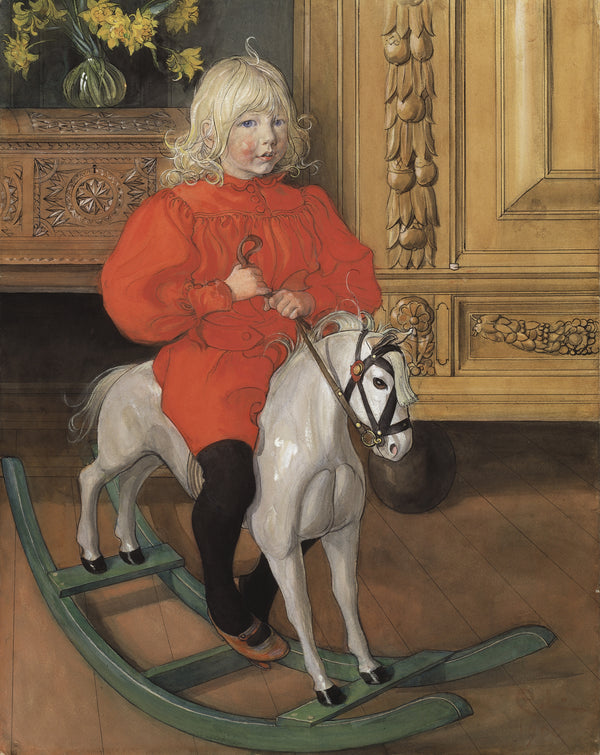 Carl Larsson — Murre: Portrait of Casimir Laurin | Swedish Watercolour Print