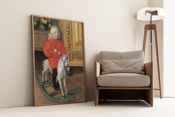Carl Larsson — Murre: Portrait of Casimir Laurin | Swedish Watercolour Print