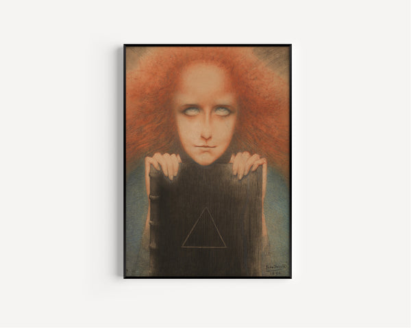 Jean Delville — Mysteriosa or Portrait de Madame Stuart Merrill | Symbolist Art Print