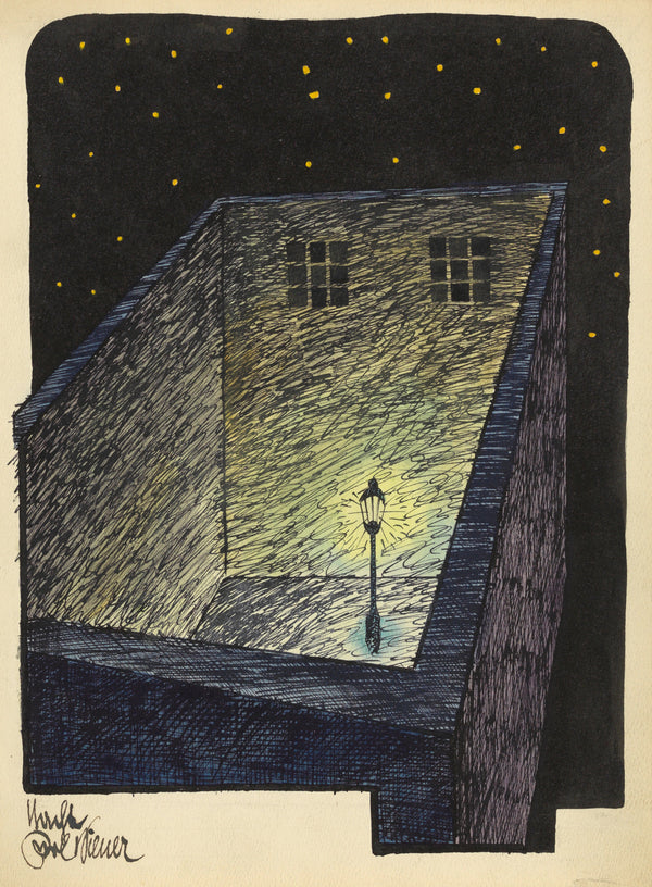 Karl Wiener — Nacht (Night) | Expressionist Art Print