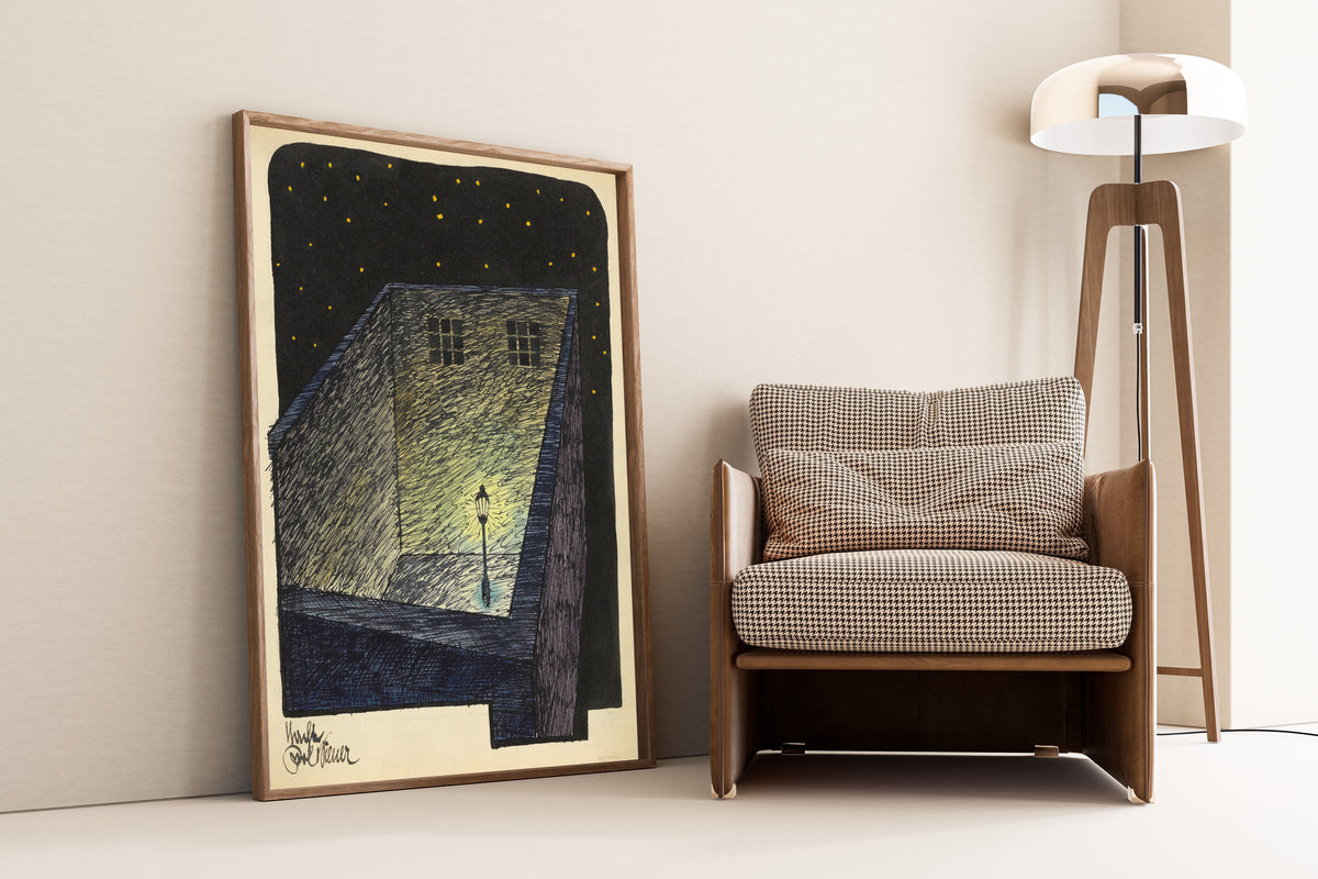 Karl Wiener — Nacht (Night) | Expressionist Art Print