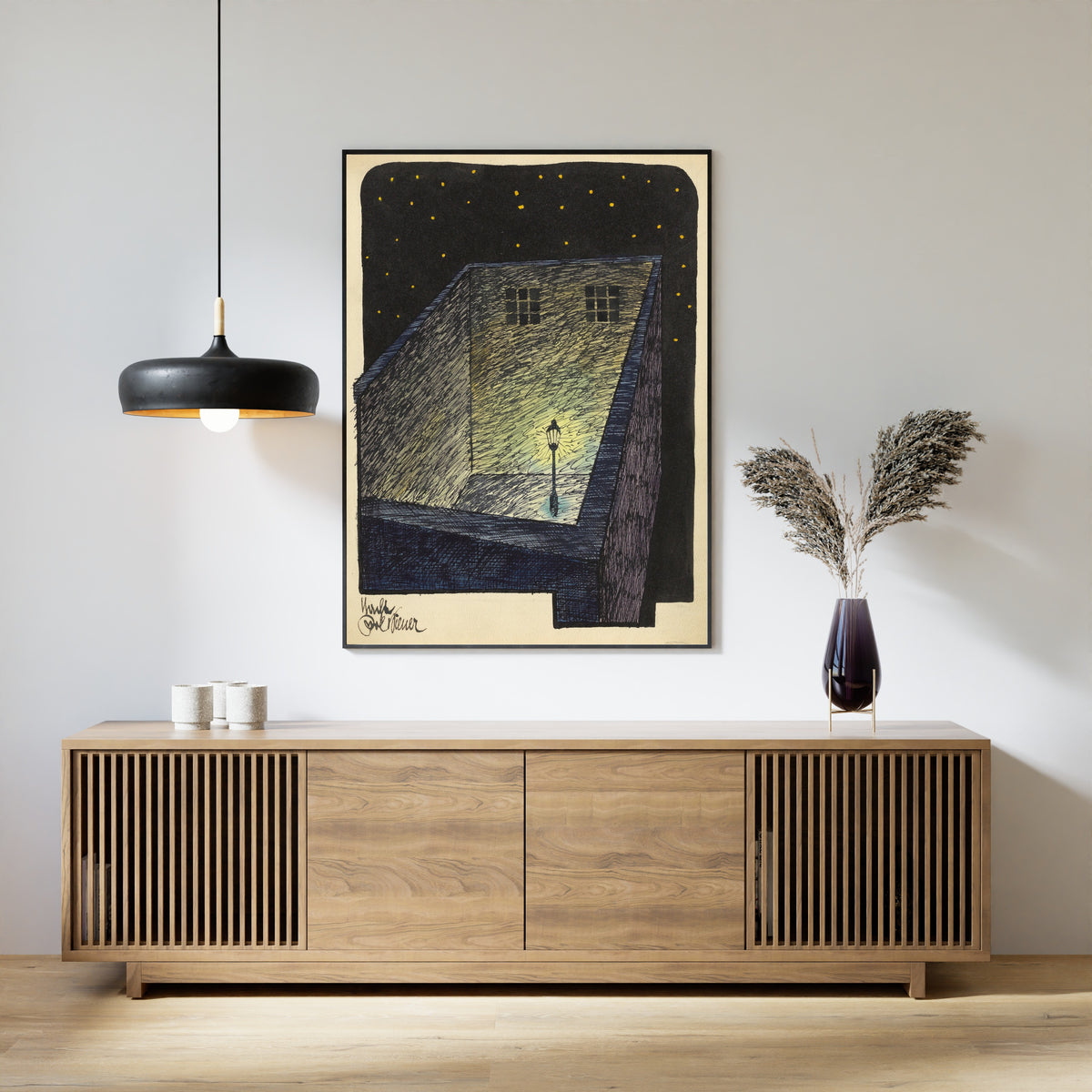Karl Wiener — Nacht (Night) | Expressionist Art Print