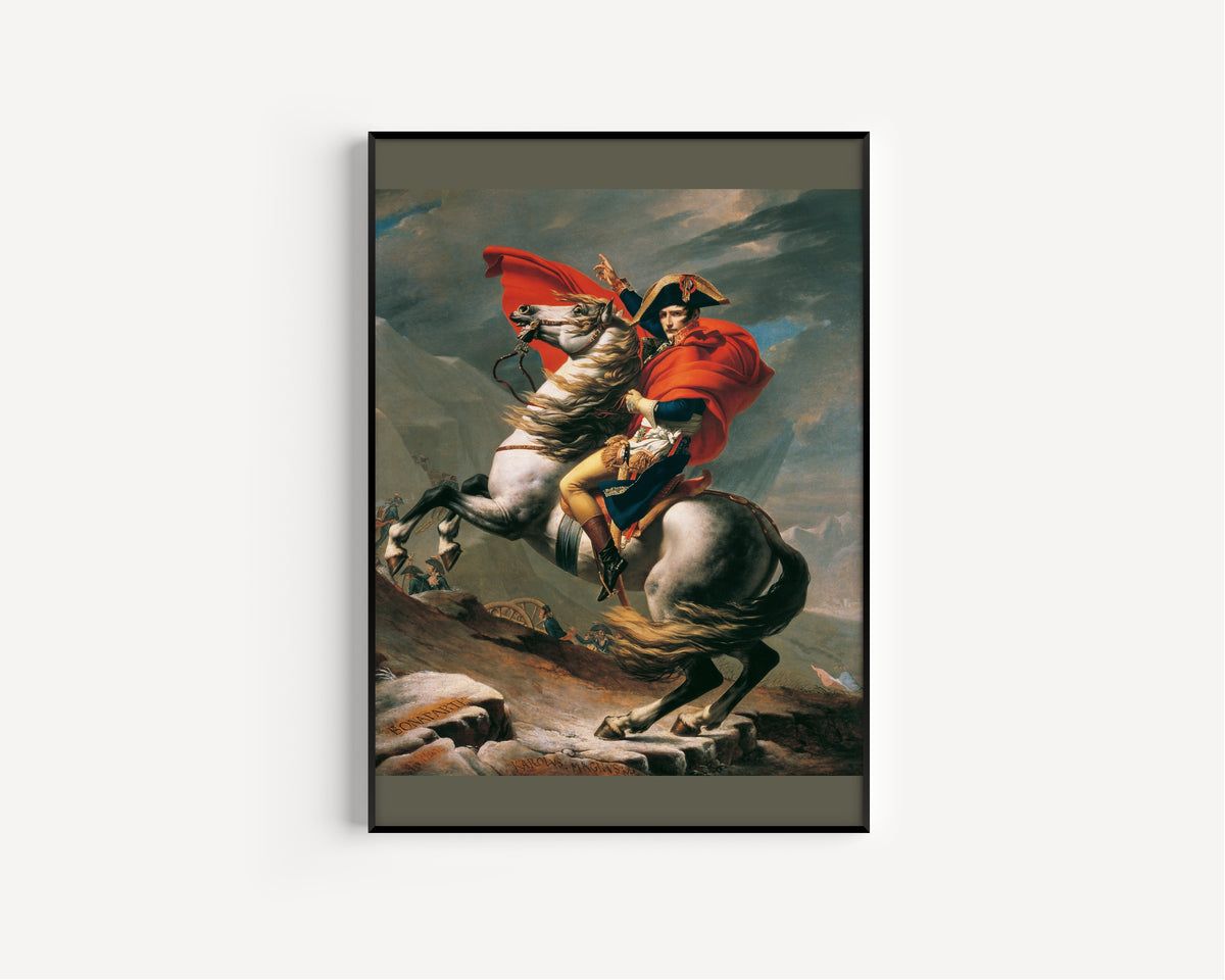 Jacques-Louis David — Napoleon Crossing the Alps | Fine Art Print