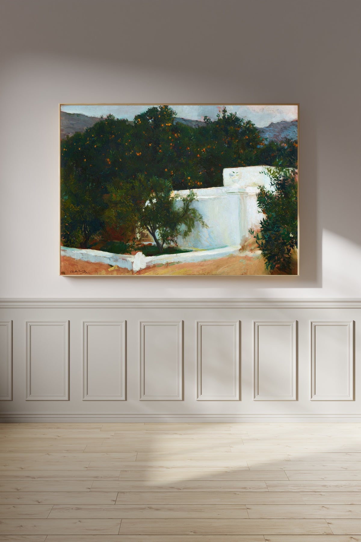 Joaquín Sorolla — Orange Trees on the Road to the Sea, Valencia | Fine Art Print