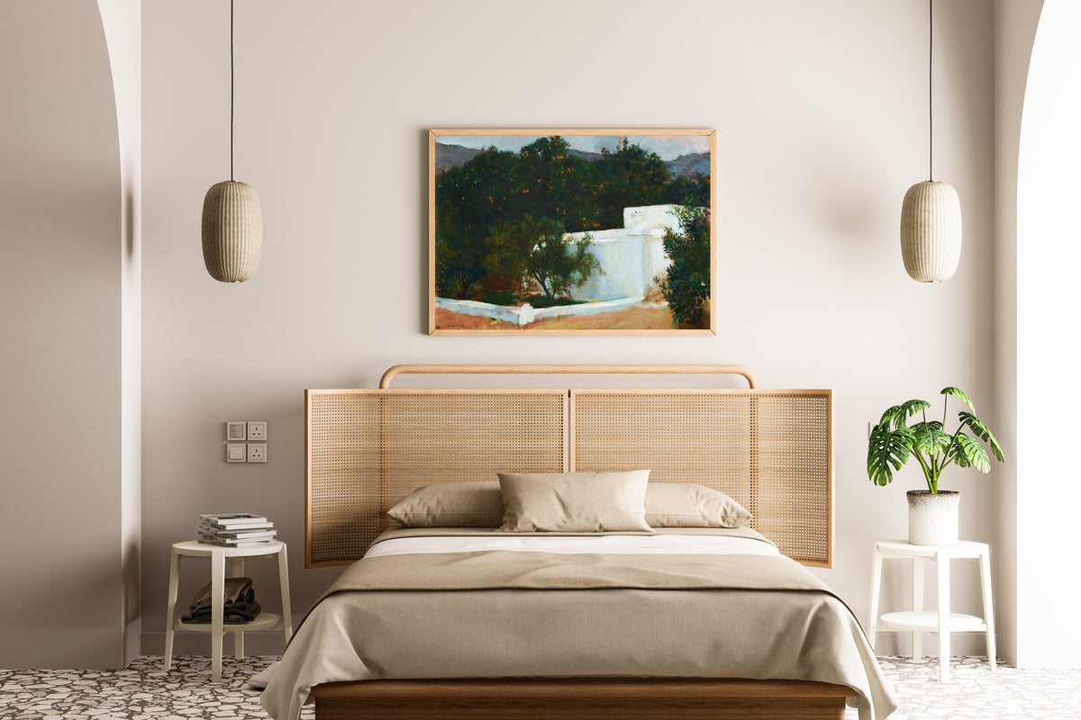 Joaquín Sorolla — Orange Trees on the Road to the Sea, Valencia | Fine Art Print