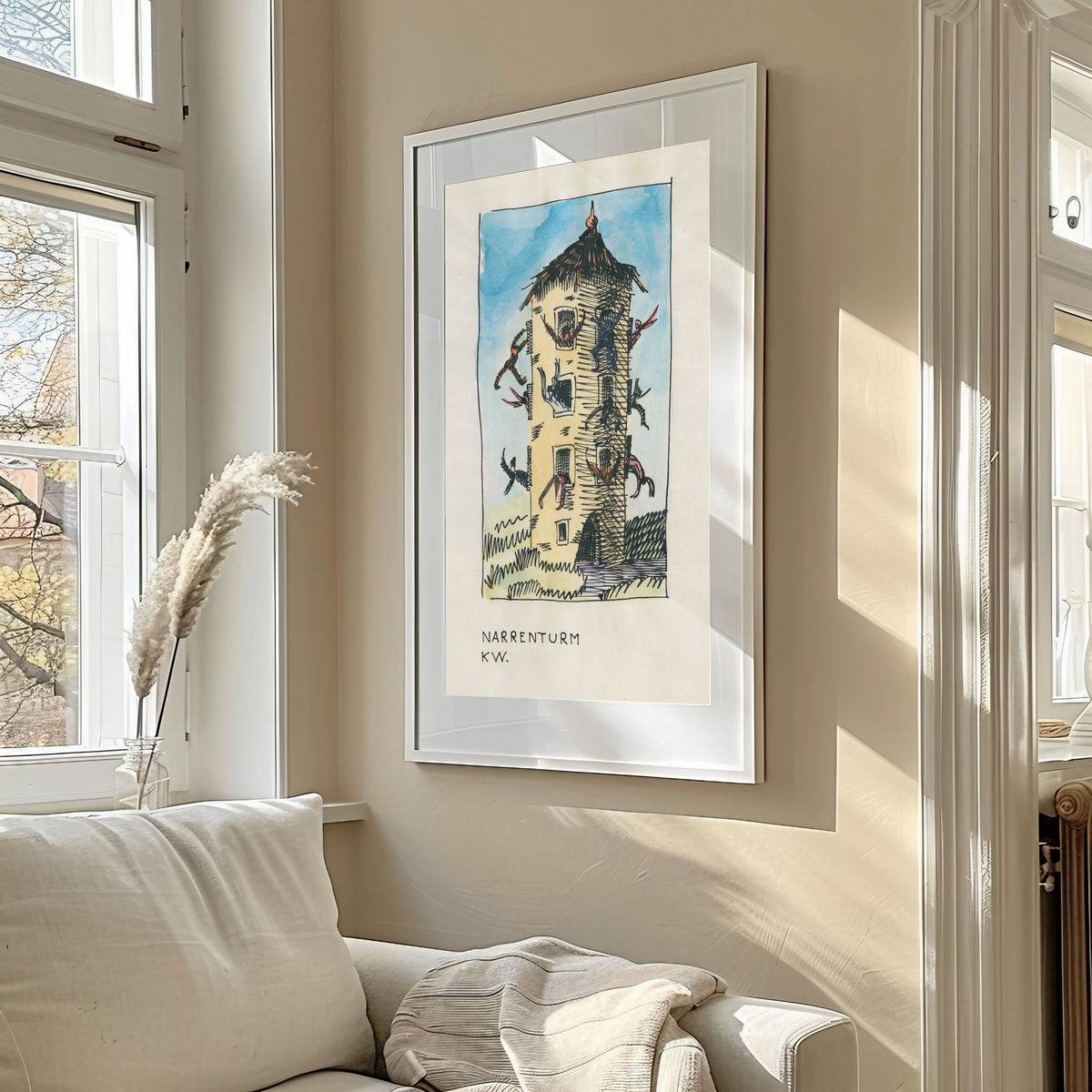 Karl Wiener — Narrenturm (Fools' Tower) | Surreal Art Print