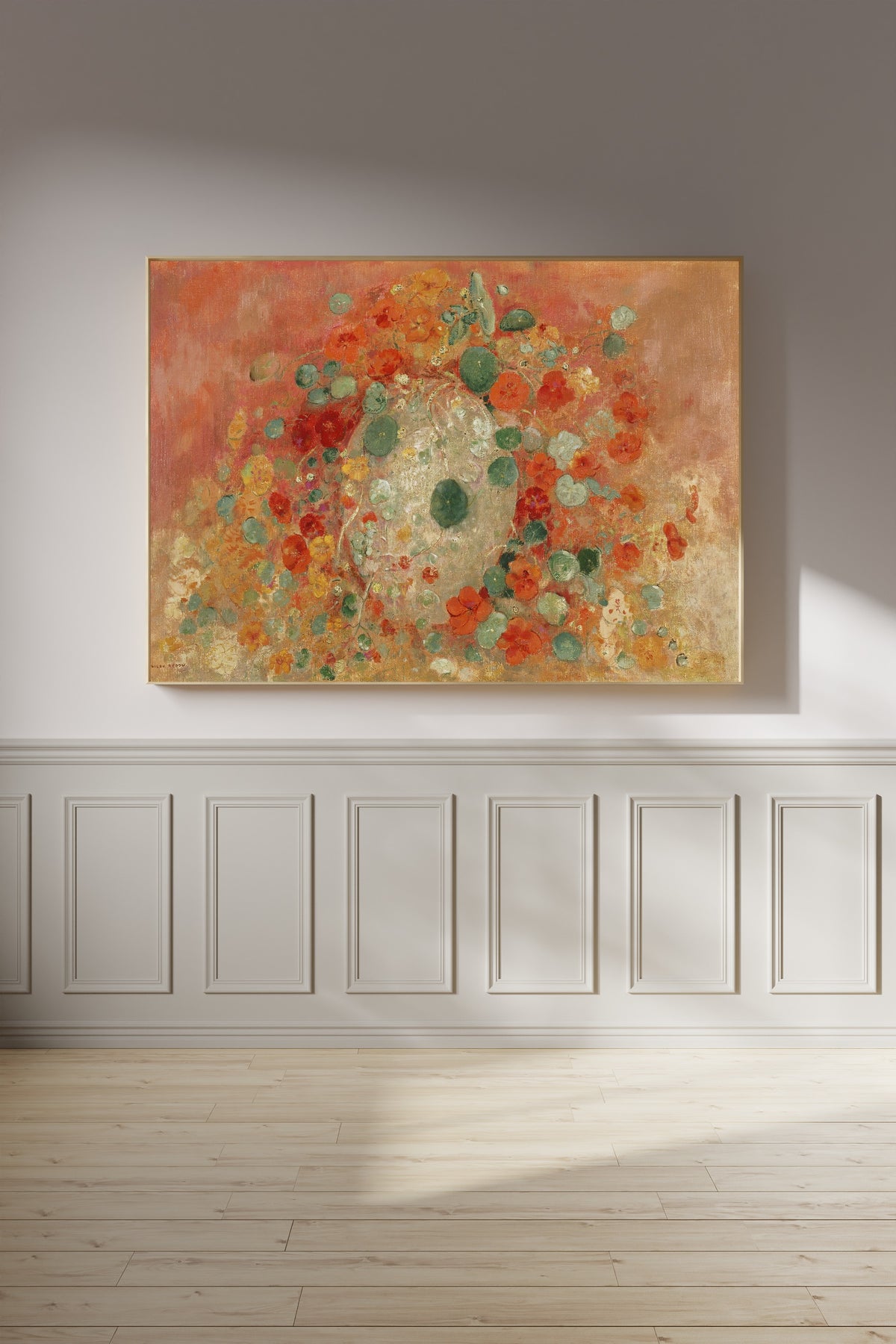 Odilon Redon — Nasturtiums (1905) | Symbolist Art Print