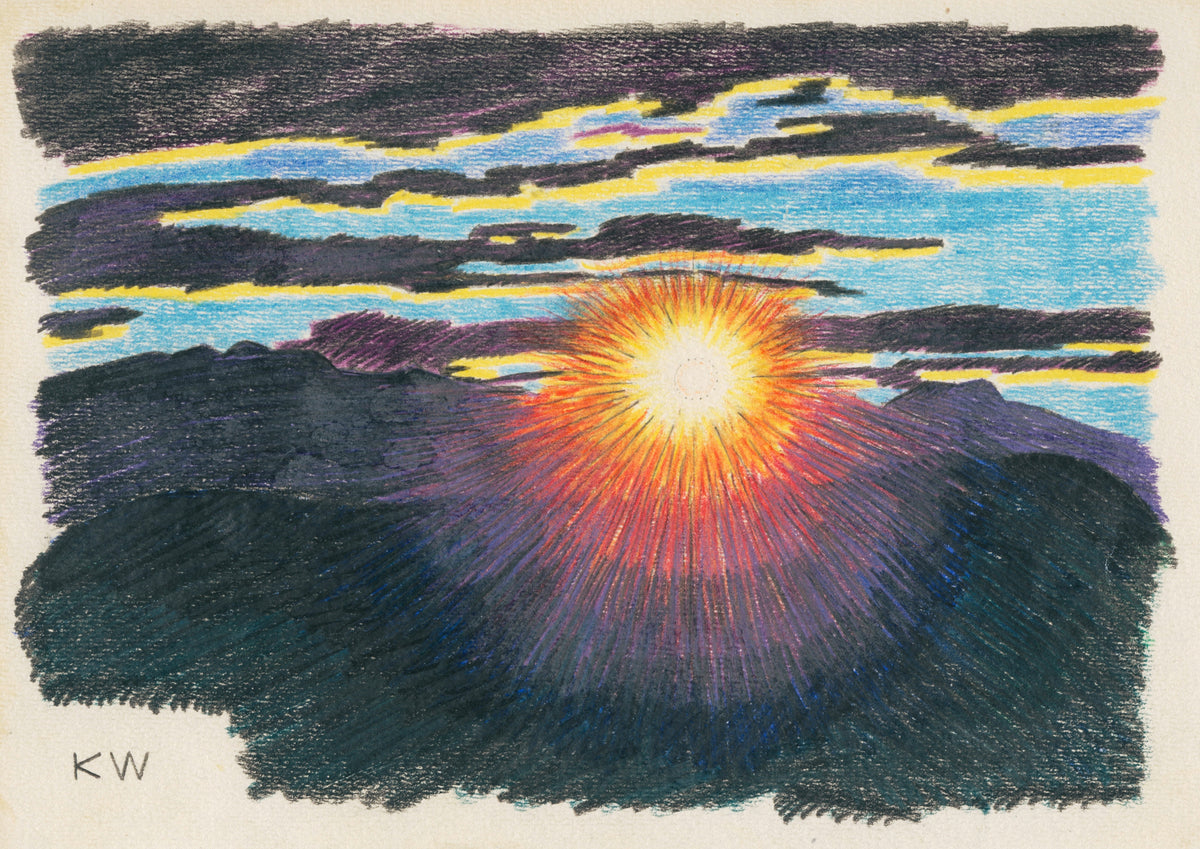 Karl Wiener — Naturstudie XVI (Nature Study XVI) | Modernist Landscape Print