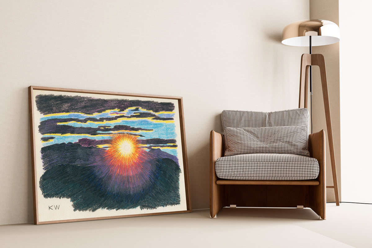 Karl Wiener — Naturstudie XVI (Nature Study XVI) | Modernist Landscape Print
