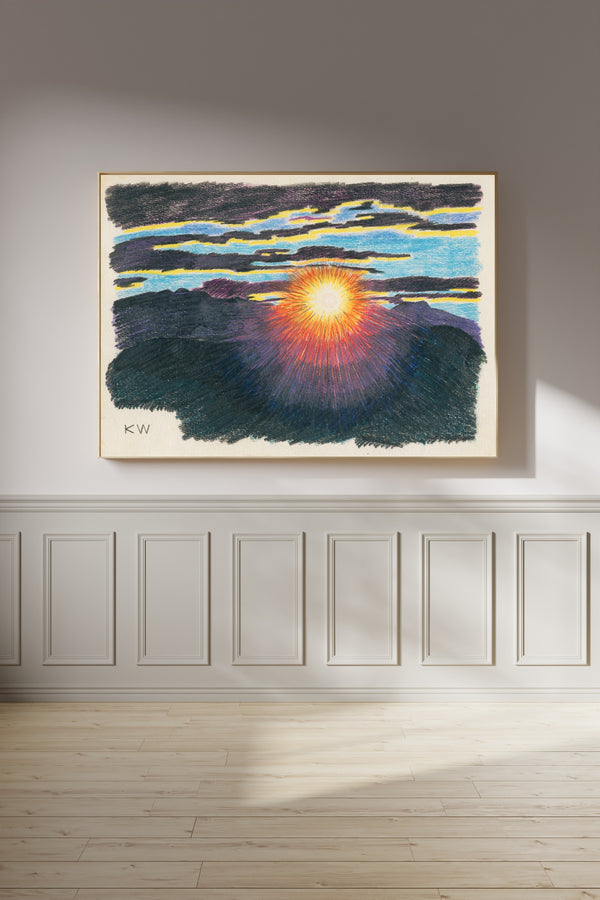 Karl Wiener — Naturstudie XVI (Nature Study XVI) | Modernist Landscape Print